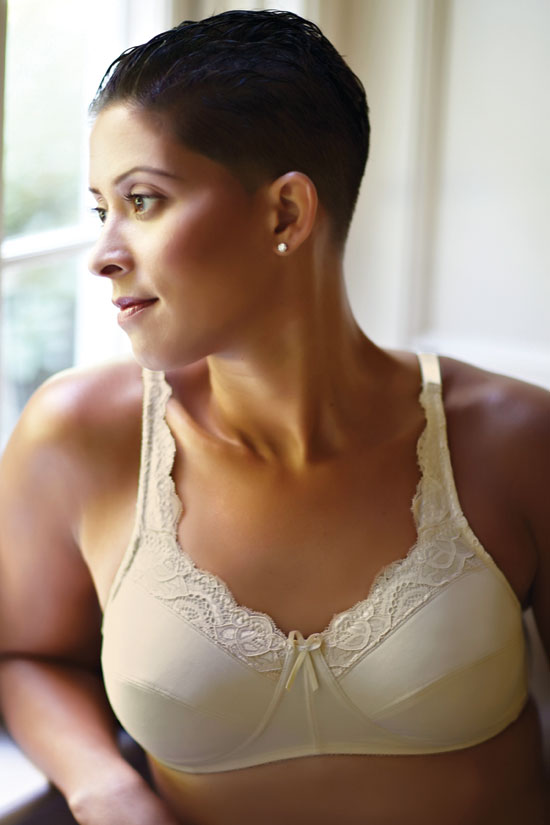 ABC Lace Front Mastectomy Bra - #color_Beige