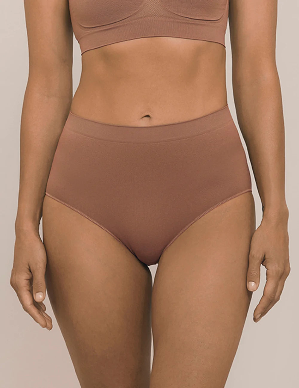 Ambra Bare Essentials Full Brief - #color_Almond