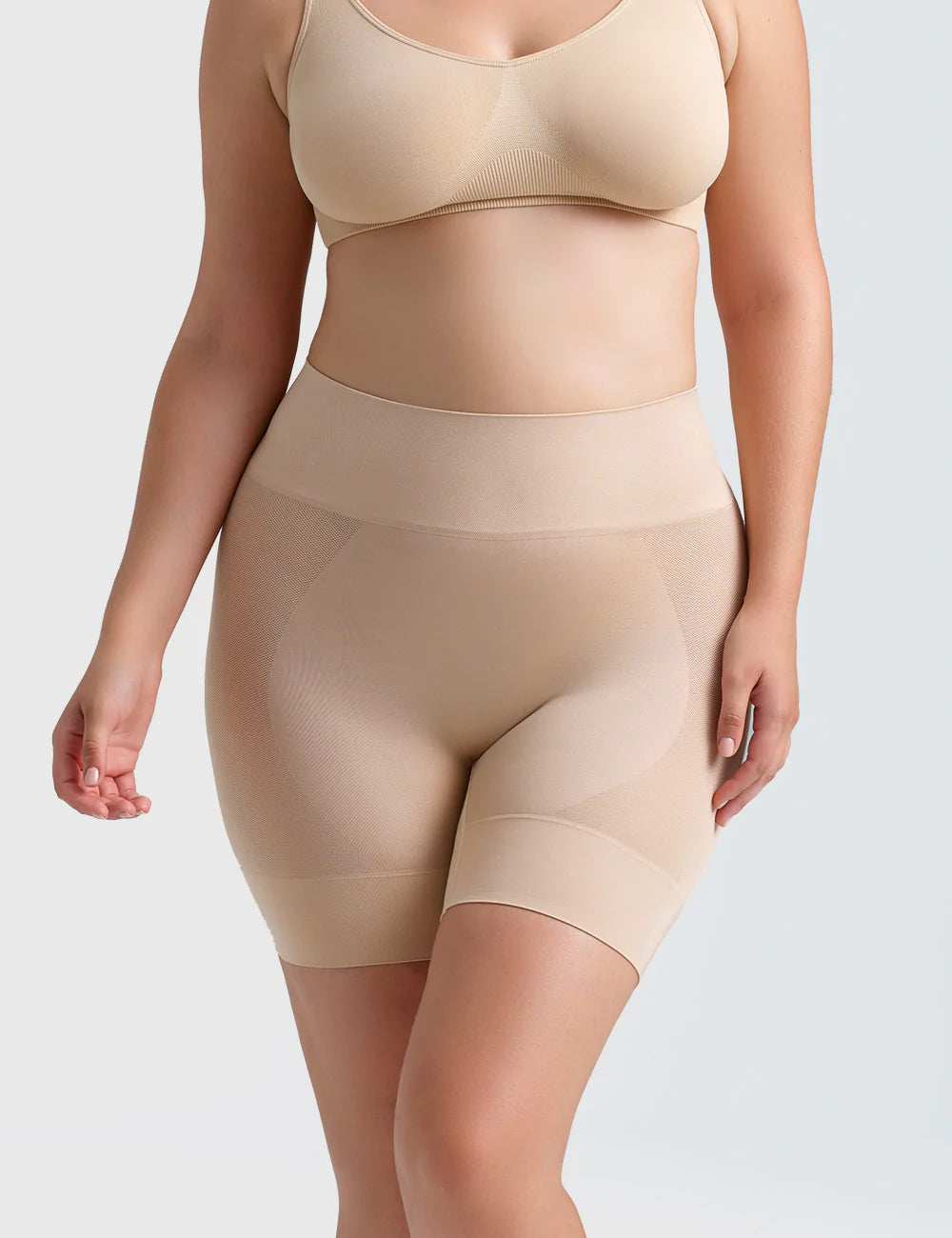 Ambra Curvesque Anti Chafing Short - #color_Nude